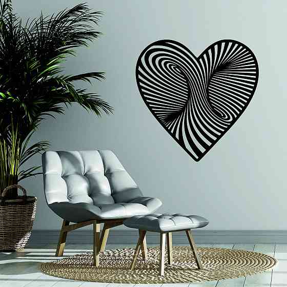 Декоративне настінне Панно «Серце»  Декор на стіну Київ