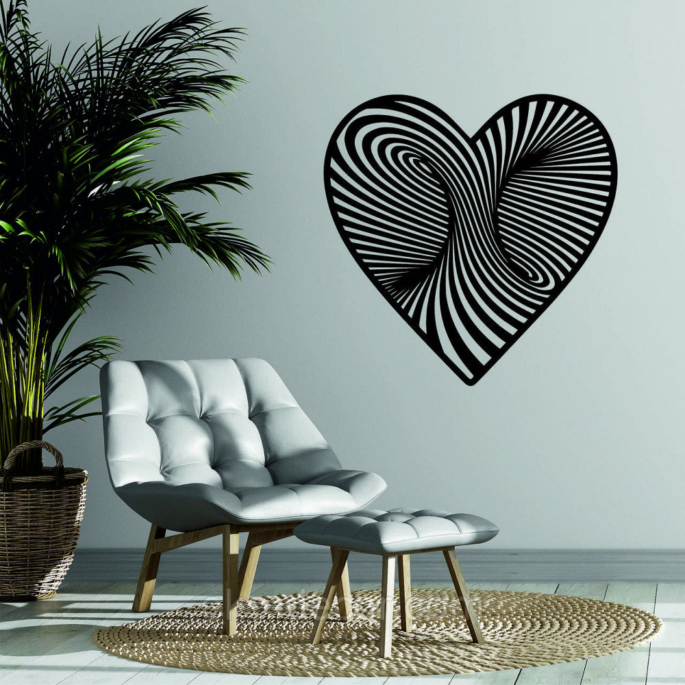 Декоративне настінне Панно «Серце»  Декор на стіну Київ - фото 1
