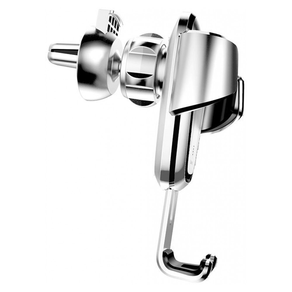 Універсальний автомобільний тримач док-станція Baseus для телефону Car Holder Gravity SUYL-0S (Сріблястий, Пластик) Миколаїв - фото 6