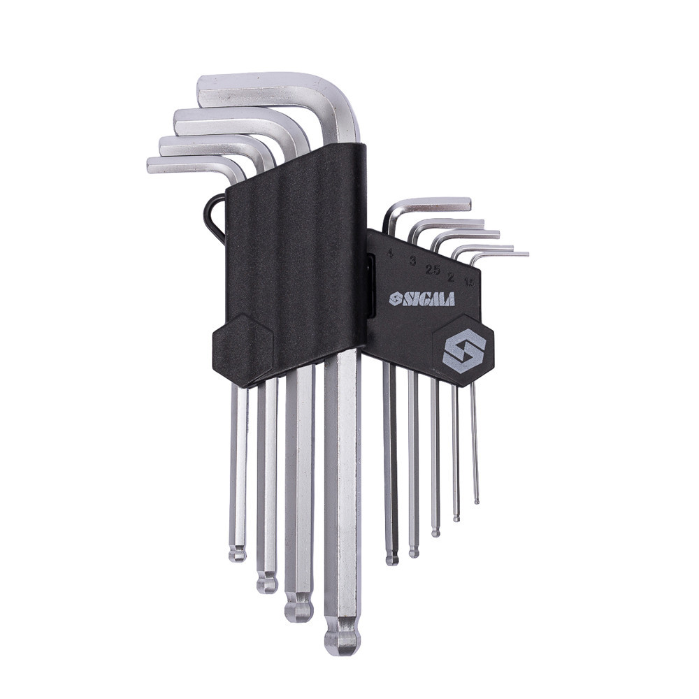 Ключі шестигранні 9шт 1.5-10мм CrV (середній шар) SIGMA (4022121) Рівне - фото 6