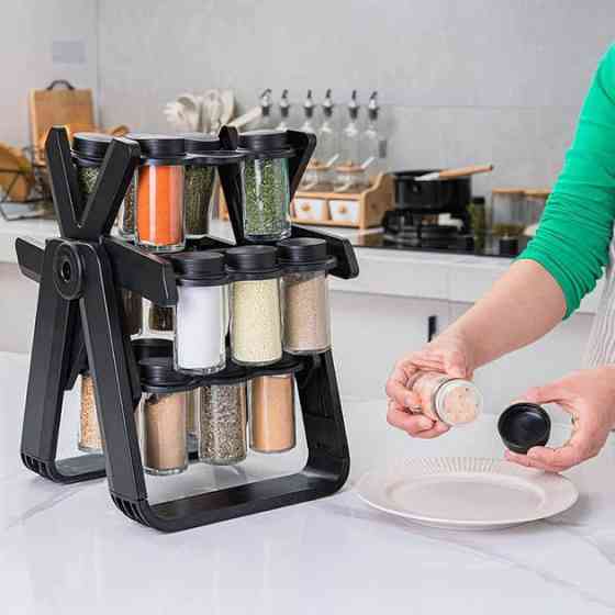 Карусель для специй 18 отсеков Spice Rack JD 18 (12) Киев