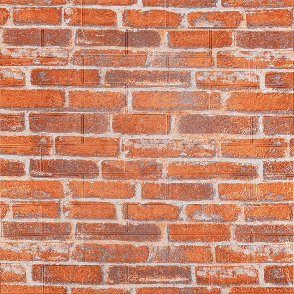 Декоративна 3D панель самоклейка 700х770х3мм Руда Катеринославська цегла (044-3) SW-00000696 Дніпро - фото 1