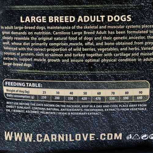 Корм сухий Carnilove Adult Large Breed Salmon and Turkey для дорослих собак великих порід вагою від 25 кг з лососем та індич Київ