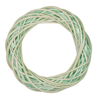 Рождественский венок YES! Fun ротанговый светло-зеленый, 25 см (974235) Винница - изображение 1