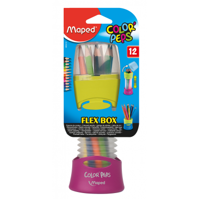 Олівці кольорові Maped Color Peps Classic 12 кол. розсувний пенал (MP.683212) Вінниця