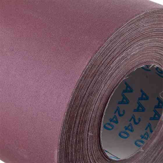 Шкурка шліфувальна, тканинна основа, К240, 200 мм × 50 м INTERTOOL BT-0725 Київ