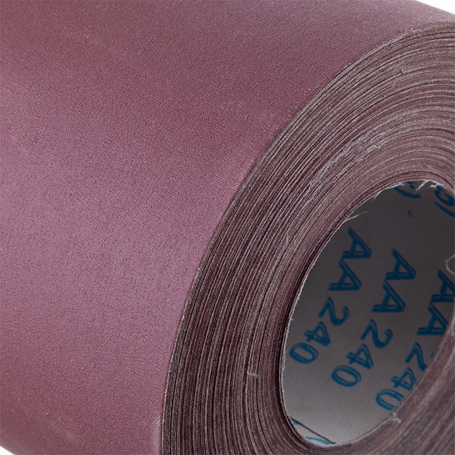 Шкурка шлифовальная, тканевая основа, К240, 200 мм × 50 м INTERTOOL BT-0725 Киев - изображение 3