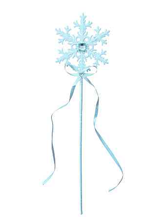 Паличка для феї зі сніжинкою для костюма 43 см білий Київ