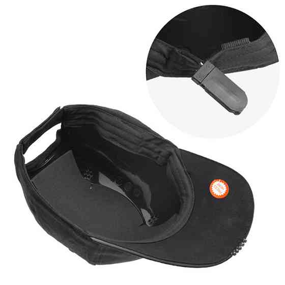 Каскетка захисна з ліхтариком INTERTOOL SP-2006 Київ