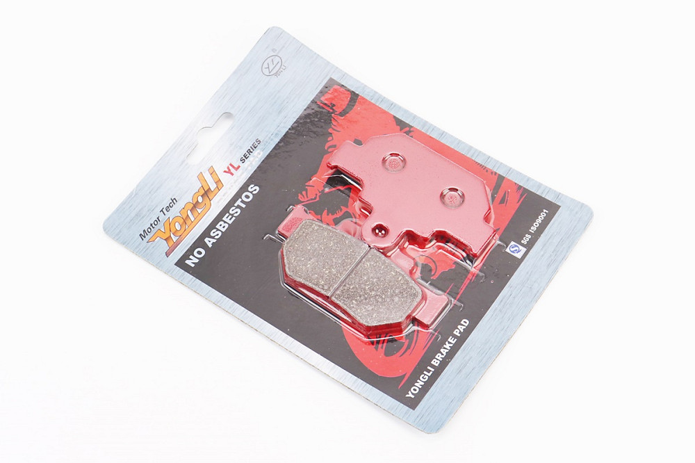 Гальмівні колодки (дискові) SUZUKI-GZ 250/GZ 125/TU 250/TU 250/VL 250/LS 650; SIAMOTO-Geco 250 к-кт червоні Київ - фото 1