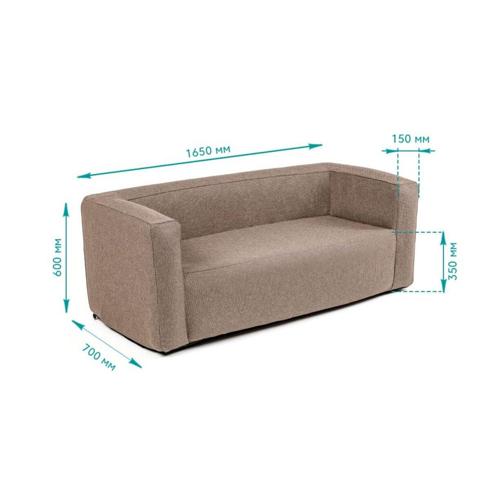 Надувний комплект: диван і крісло коричневі Київ - фото 3