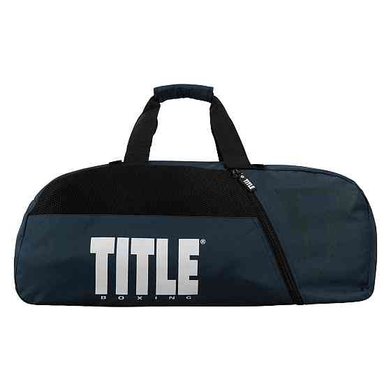 Спортивна сумка TITLE Boxing Champion Sport Bag/Backpack Blue/Black Каменское