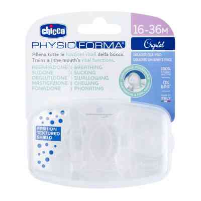 Пустушка Chicco Physioforma Crystal силіконова від 16 до 36 місяців 2 шт (73086.31) Вінниця