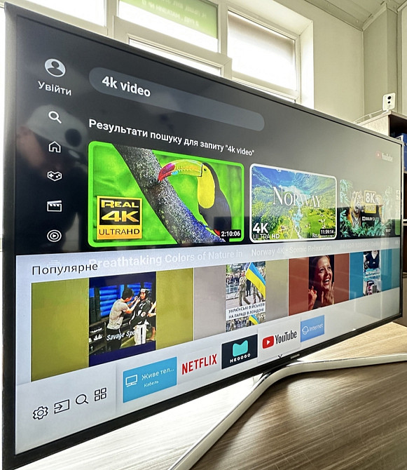 Телевизор Samsung Smart TV 4K Wi-Fi, UE49MU6179U Киев - изображение 2