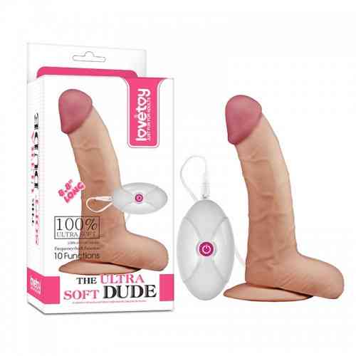 Реалистичный вибратор - The Ultra Soft Dude Vibrating 8.8