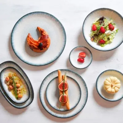 Тарілка By Bone Tinta Occhio кругла 23 см (TN-OH-ZT-23-DZ) Вінниця - фото 2