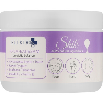 Крем для тела Shik Elixir Prebiotic Balance 350 мл (4823107608070) Винница - изображение 1
