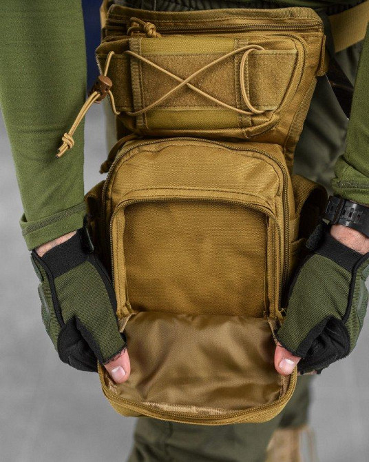 Тактична Сумка поясна на ногу roulette cayot Одеса - фото 3