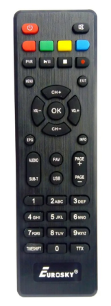 Пульт для Т2 тюнера HD Eurosky  ES-11/15/18 Днепр