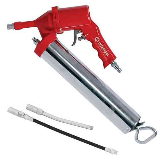 Пистолет для выдавливания пневматический смазки + две насадки Мукачево