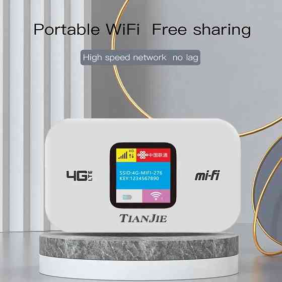 Wi-Fi роутер TIANJIE 4G 150Mbps M800-3-LCD (Білий) Миколаїв