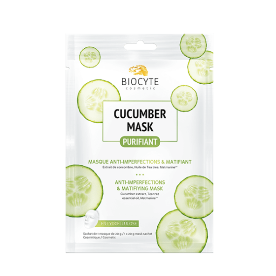 Biocyte Cucumber Mask Огуречная маска очищает и матирует кожу лица, 10 г Днепр
