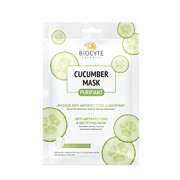 Biocyte Cucumber Mask Огуречная маска очищает и матирует кожу лица, 10 г Днепр - изображение 1