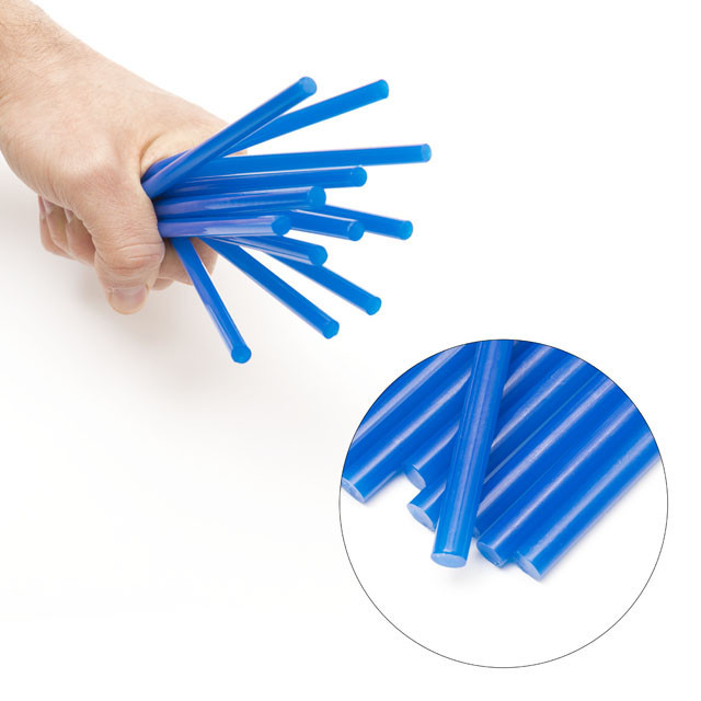 Комплект клейових стрижнів блакитних, 7,4×200 мм, 12 шт. INTERTOOL RT-1055 Київ - фото 4