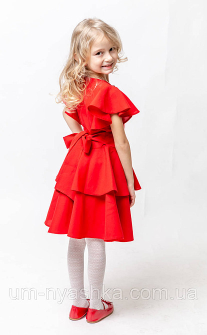 Красное нарядное платье на девочку Кривой Рог - изображение 5