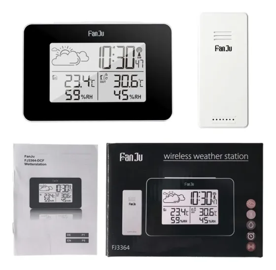 Безпровідна метеостанція FJ3364 з виносним датчиком 3.7" Київ