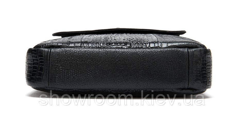 Мужская кожаная сумка на плечо под рептилию Leather Collection (5061) Киев - изображение 2