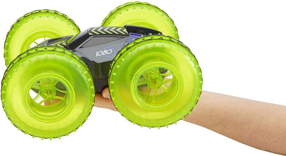 Радиоуправляемая машинка для трюков Revell Control 1080 на дистанционном управлении с LED колесами 4WD зеленая Киев - изображение 5