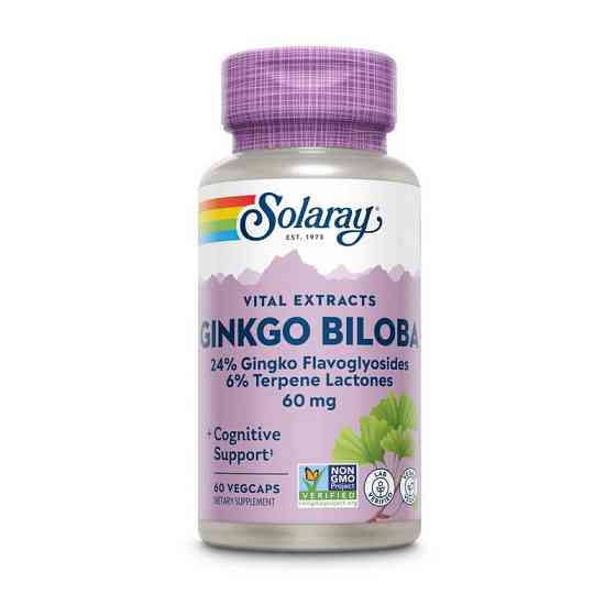 Ginkgo Biloba Leaf Extract (60 veg caps) Луцк