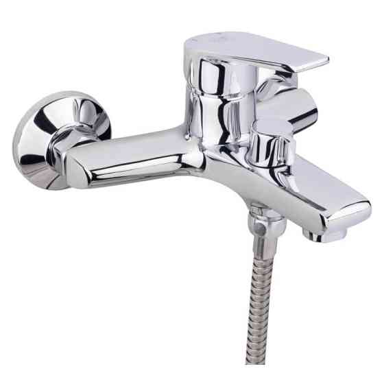 Змішувач для ванни Lidz (CRM) 19 46 006-1 New з душовим гарнітуром (LIDZCRM19460051) Київ