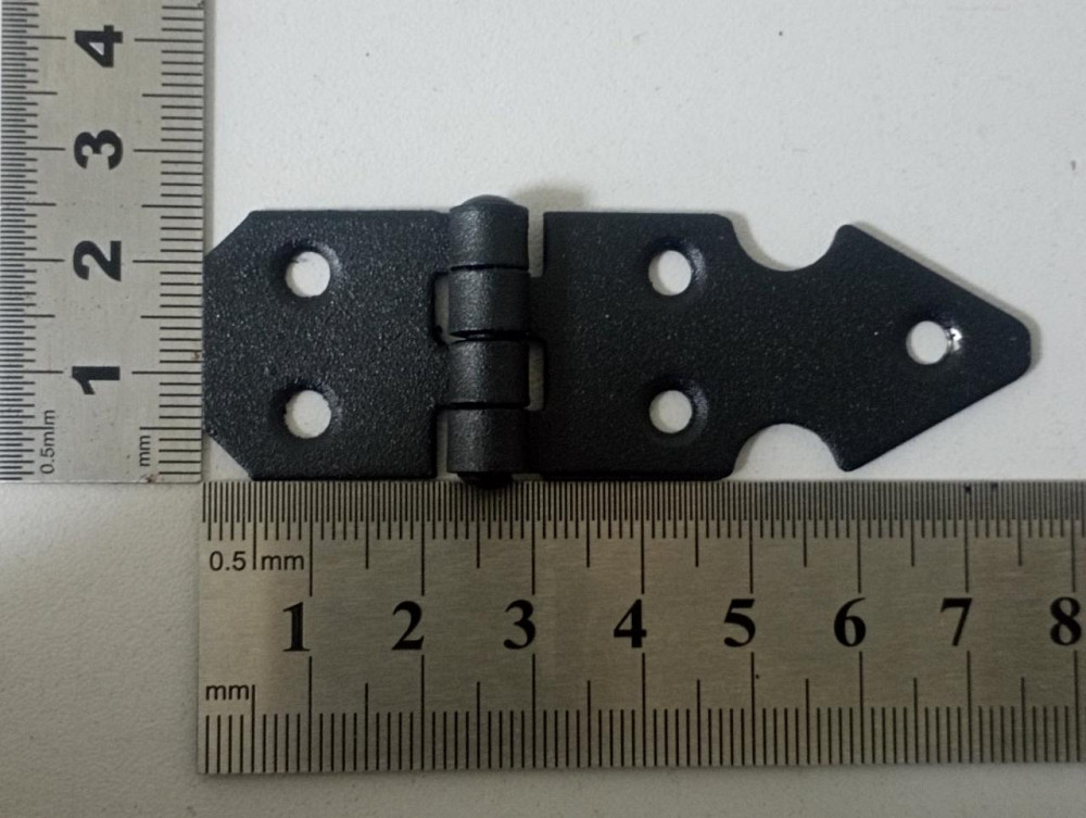 Завіса будівельна оздоблена покрита чорною порошковою фарбою 25х "P-o" Киев - изображение 2