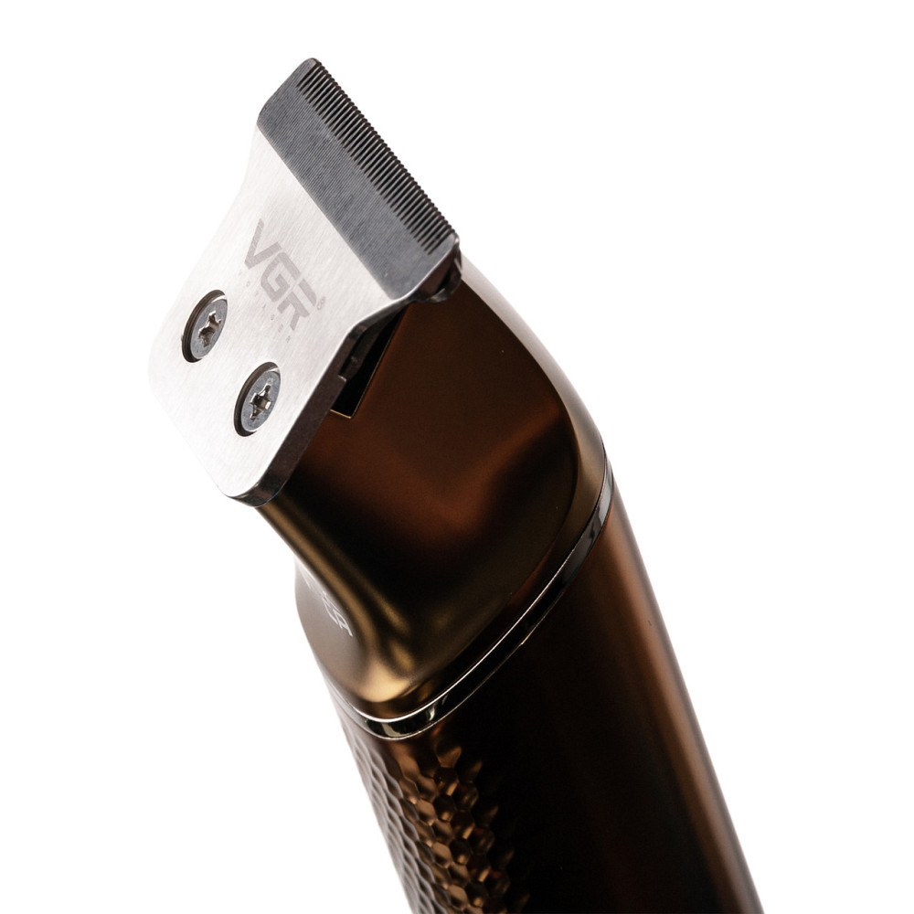 VGR Тример для стрижки VGR V-986 з насадками та USB, золото Коломия - фото 4