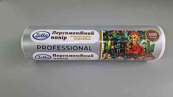 Пергамент для випікання (100 м*28 см) Zella білий силіконовий (1 рул) Харків