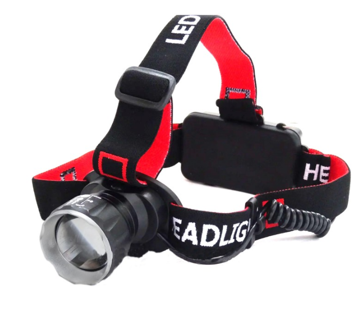 Ліхтарик налобний BAILONG BL-T20-P90 3 режими роботи, 2 акумулятори 18650, ZOOM 7470 Одеса - фото 2