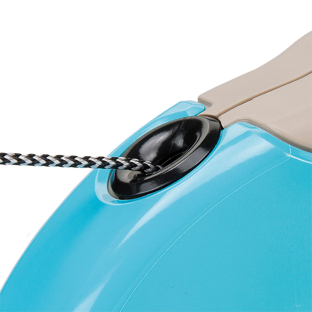 Поводир - рулетка для собак з шнуром Ferplast Amigo Cord (Ферпласт Аміго Корд) 16 х 3.8 х h 15 см - L, Голубий Запоріжжя - фото 4