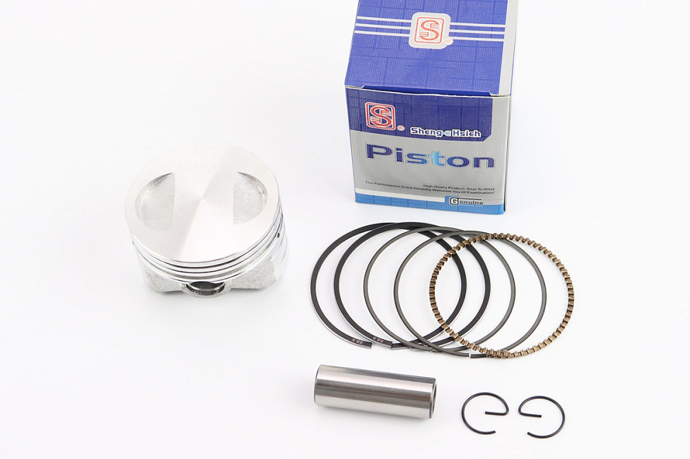 Поршень к-кт 160cc 58,5мм (палець 15мм) синя коробка Киев - изображение 1