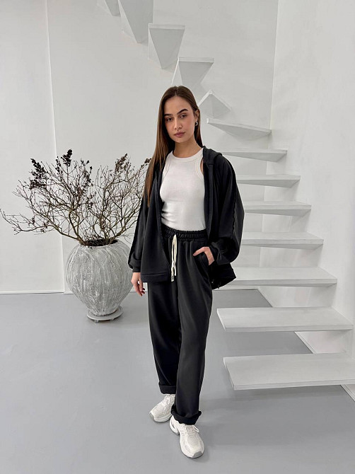 Жіночий стильний повсякденний костюм двійка, турцька петля бавовна Одеса - фото 7