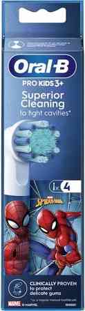 Насадка для зубної електрощітки Braun Oral-B Stages Power Spider Man EB10S (4 шт.) ( 27475 ) Харків
