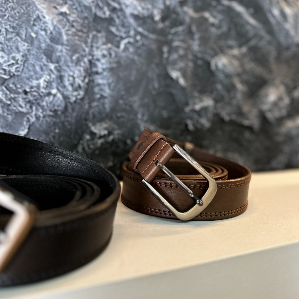 Мужской кожаный ремень Киев - изображение 3