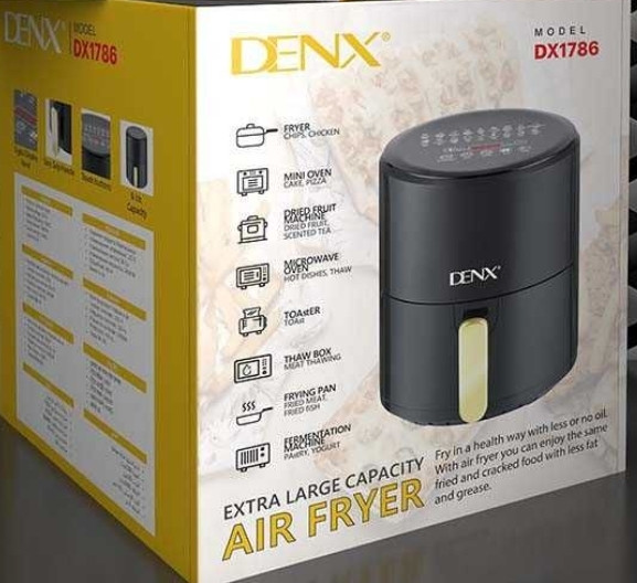 Мультипечь-аэрогриль 6л DENX DX1786 2400Вт|18 программ |Аэрофритюрница. Харьков - изображение 6