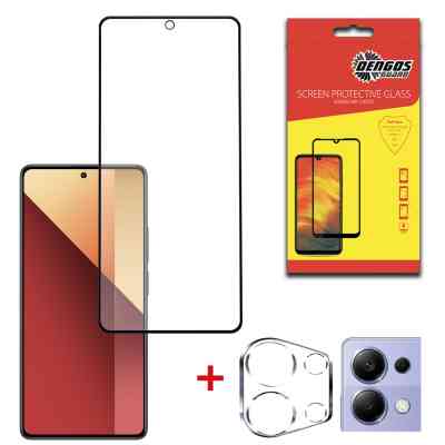 Стекло защитное Dengos Xiaomi Redmi Note 13 Pro 4G + camera module glass (DG-TGSCP-03) Винница