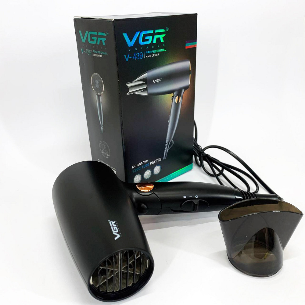 Фен с режимом ионизации VGR V-439, Мощный фен для волос, Фен-стайлер для сушки волос DA-29 Львов - изображение 13