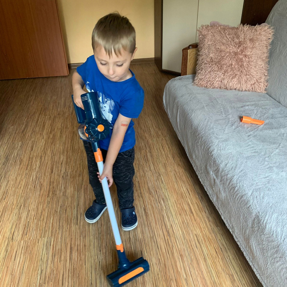 Детский игрушечный вертикальный пылесос с 3 насадками Iso Trade (23544) Нововолынск - изображение 10