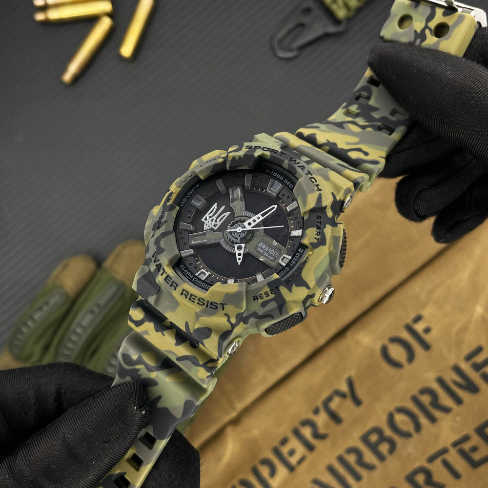Awarder 005 Тризуб срібло Camo Green Київ - фото 2