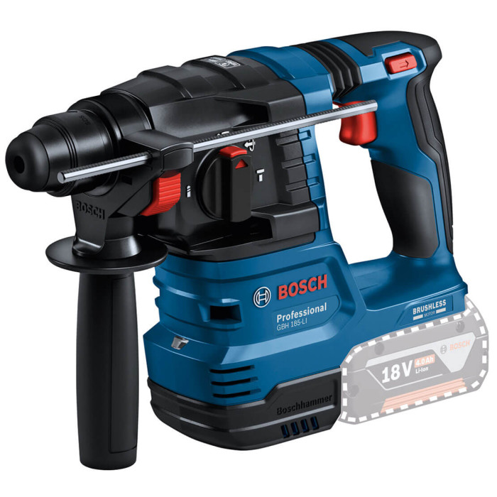 Професійний акумуляторний перфоратор Bosch GBH 185-LI Professional : з АКБ 2шт-18V 4.0Ah + ЗП Київ - фото 2