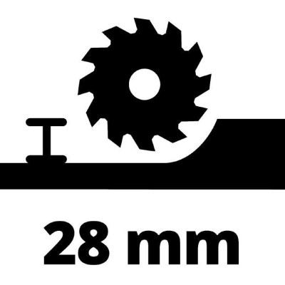 Дисковая пила Einhell TE-CS 18/89 Li - Solo акум., PXC, 18В, диск 89х10 мм (без АКБ та ЗП) (4331100) Винница - изображение 9